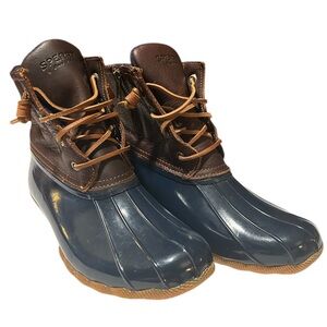 Sperry Women’s Saltwater Rain Boots Duck Boots 8